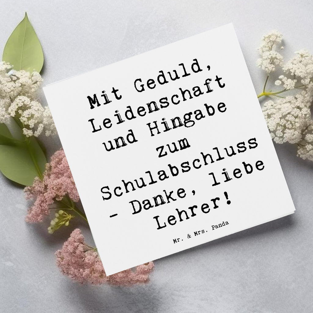 Deluxe Karte Spruch Danke Lehrer Karte, Grußkarte, Klappkarte, Einladungskarte, Glückwunschkarte, Hochzeitskarte, Geburtstagskarte, Hochwertige Grußkarte, Hochwertige Klappkarte