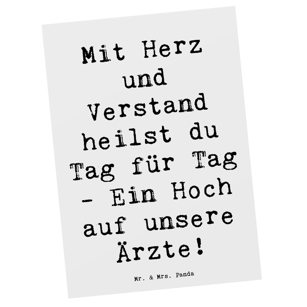 Postkarte Spruch Arzt Herz Verstand Postkarte, Karte, Geschenkkarte, Grußkarte, Einladung, Ansichtskarte, Geburtstagskarte, Einladungskarte, Dankeskarte, Ansichtskarten, Einladung Geburtstag, Einladungskarten Geburtstag