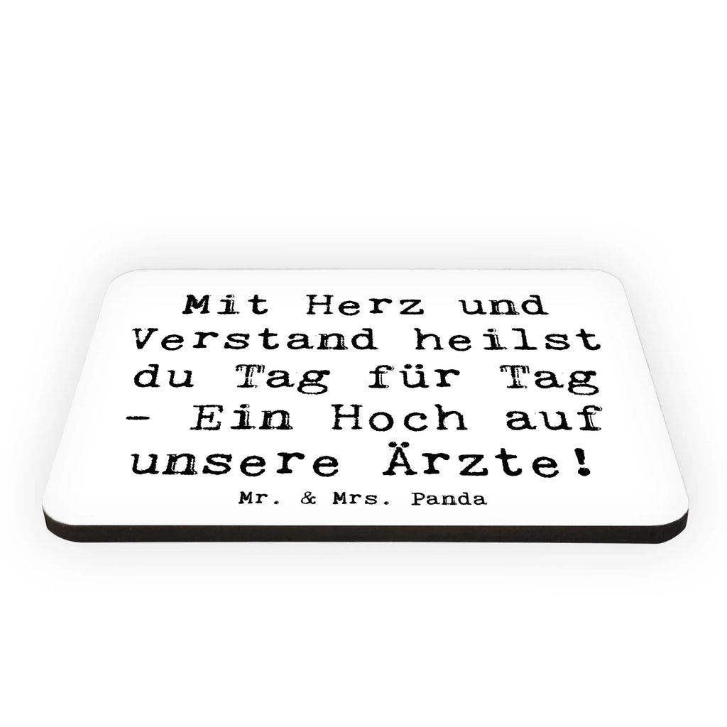 Magnet Spruch Arzt Herz Verstand Kühlschrankmagnet, Pinnwandmagnet, Souvenir Magnet, Motivmagnete, Dekomagnet, Whiteboard Magnet, Notiz Magnet, Kühlschrank Dekoration