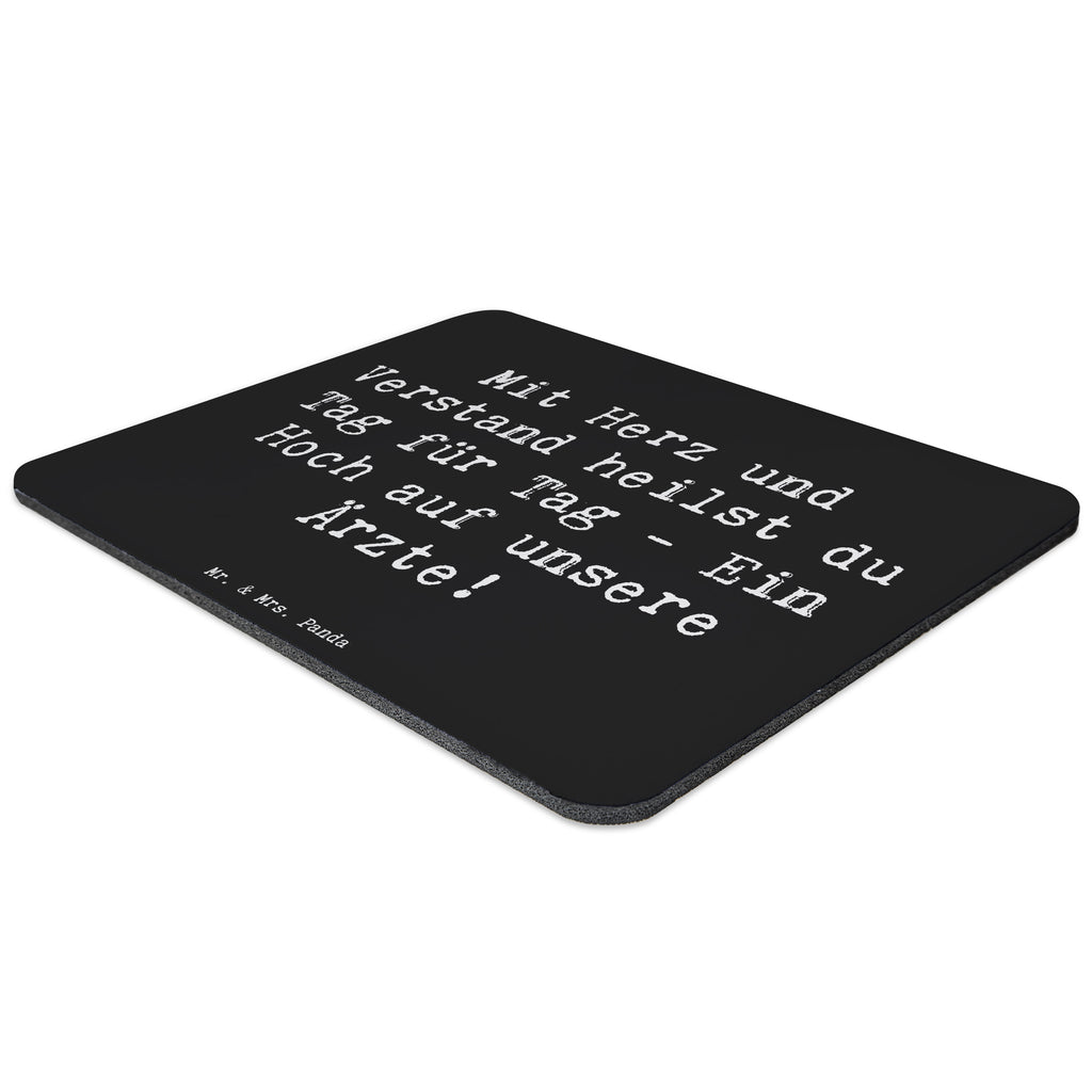 Mauspad Spruch Arzt Herz Verstand Mousepad, Computer zubehör, Büroausstattung, PC Zubehör, Arbeitszimmer, Mauspad, Einzigartiges Mauspad, Designer Mauspad, Mausunterlage, Mauspad Büro