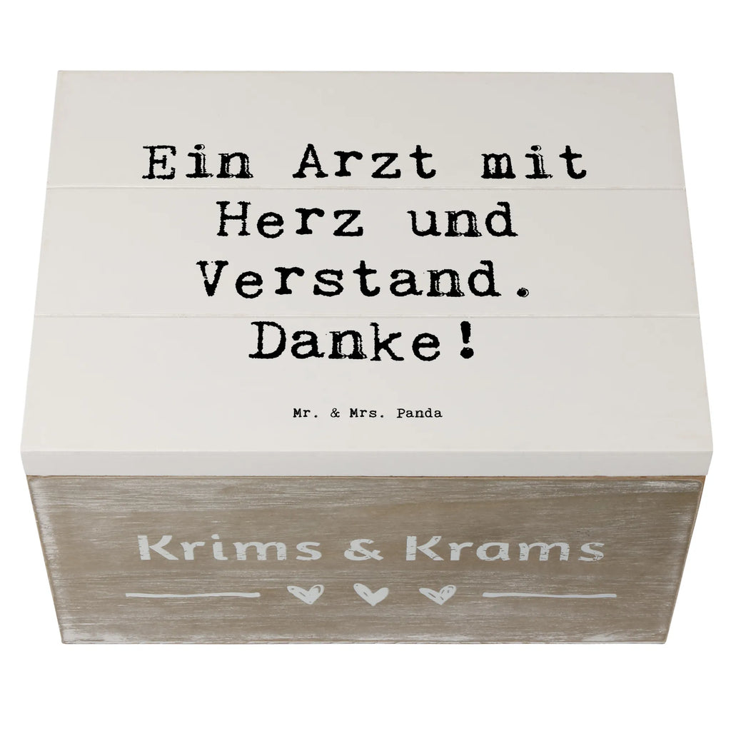 Holzkiste Ein Arzt mit Herz und Verstand. Danke! Holzkiste, Kiste, Schatzkiste, Truhe, Schatulle, XXL, Erinnerungsbox, Erinnerungskiste, Dekokiste, Aufbewahrungsbox, Geschenkbox, Geschenkdose