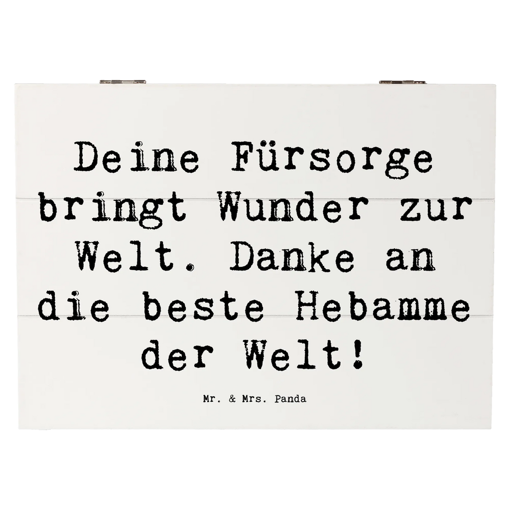 Holzkiste Deine Fürsorge bringt Wunder zur Welt. Danke an die beste Hebamme der Welt! Holzkiste, Kiste, Schatzkiste, Truhe, Schatulle, XXL, Erinnerungsbox, Erinnerungskiste, Dekokiste, Aufbewahrungsbox, Geschenkbox, Geschenkdose