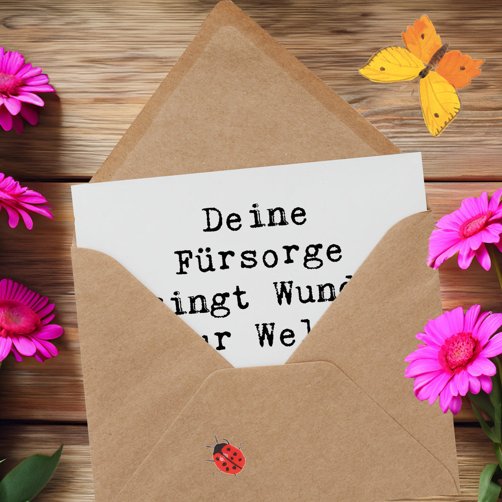 Deluxe Karte Deine Fürsorge bringt Wunder zur Welt. Danke an die beste Hebamme der Welt! Karte, Grußkarte, Klappkarte, Einladungskarte, Glückwunschkarte, Hochzeitskarte, Geburtstagskarte, Hochwertige Grußkarte, Hochwertige Klappkarte