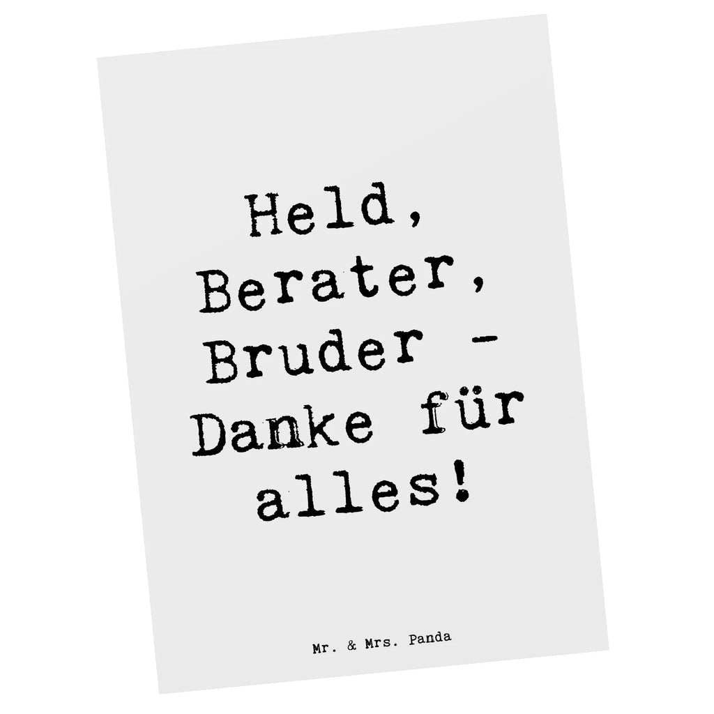 Postkarte Spruch Held Bruder Postkarte, Karte, Geschenkkarte, Grußkarte, Einladung, Ansichtskarte, Geburtstagskarte, Einladungskarte, Dankeskarte, Ansichtskarten, Einladung Geburtstag, Einladungskarten Geburtstag