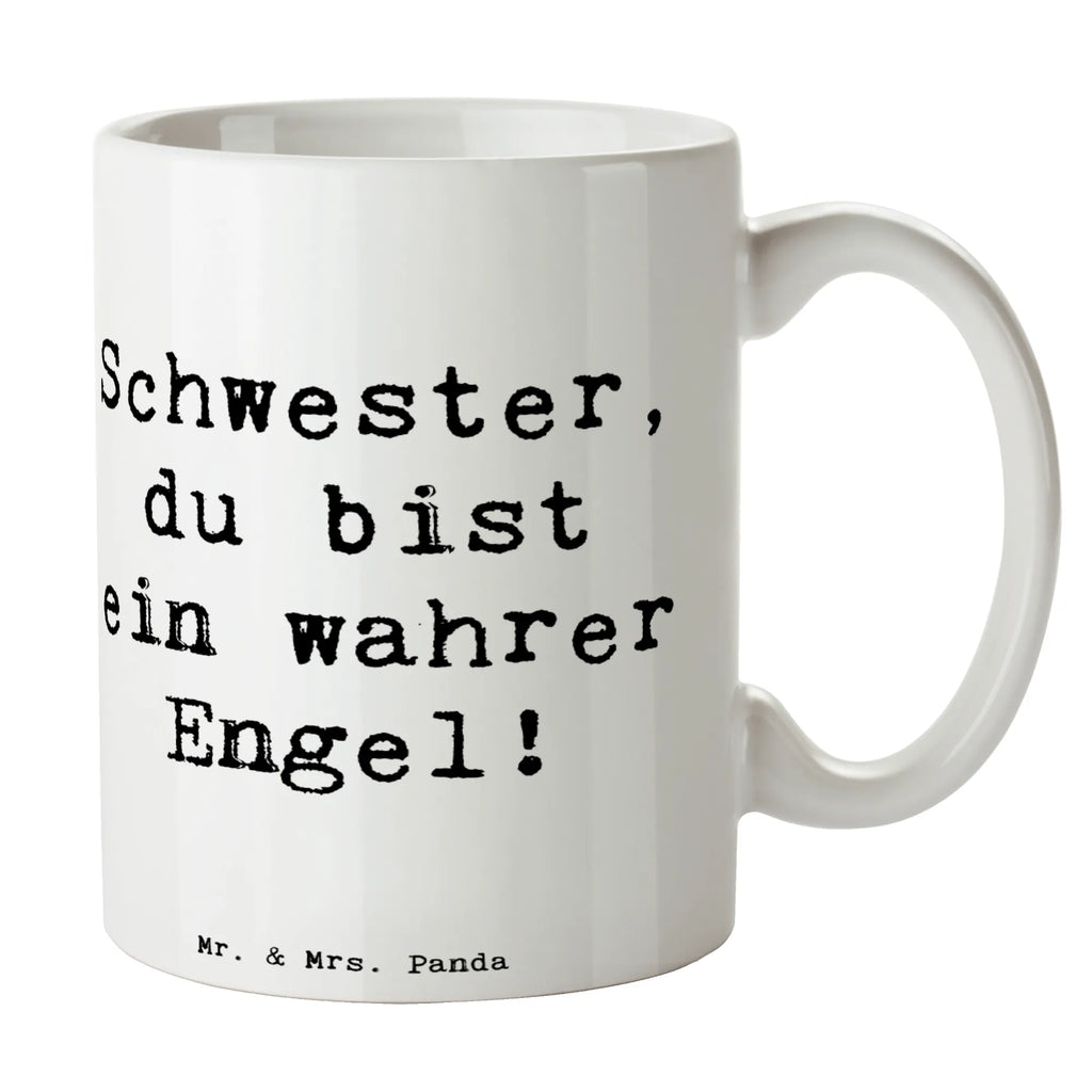 Tasse Spruch Schwester Engel Tasse, Kaffeetasse, Teetasse, Becher, Kaffeebecher, Teebecher, Keramiktasse, Porzellantasse, Büro Tasse, Geschenk Tasse, Tasse Sprüche, Tasse Motive, Kaffeetassen, Tasse bedrucken, Designer Tasse, Cappuccino Tassen, Schöne Teetassen