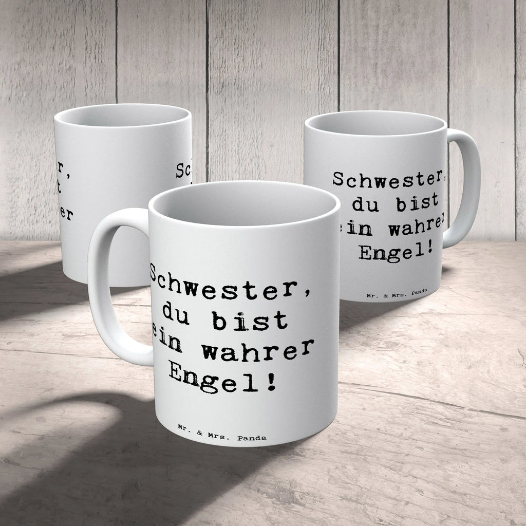 Tasse Spruch Schwester Engel Tasse, Kaffeetasse, Teetasse, Becher, Kaffeebecher, Teebecher, Keramiktasse, Porzellantasse, Büro Tasse, Geschenk Tasse, Tasse Sprüche, Tasse Motive, Kaffeetassen, Tasse bedrucken, Designer Tasse, Cappuccino Tassen, Schöne Teetassen