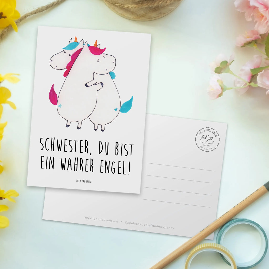 Postkarte Schwester Engel Postkarte, Karte, Geschenkkarte, Grußkarte, Einladung, Ansichtskarte, Geburtstagskarte, Einladungskarte, Dankeskarte, Ansichtskarten, Einladung Geburtstag, Einladungskarten Geburtstag