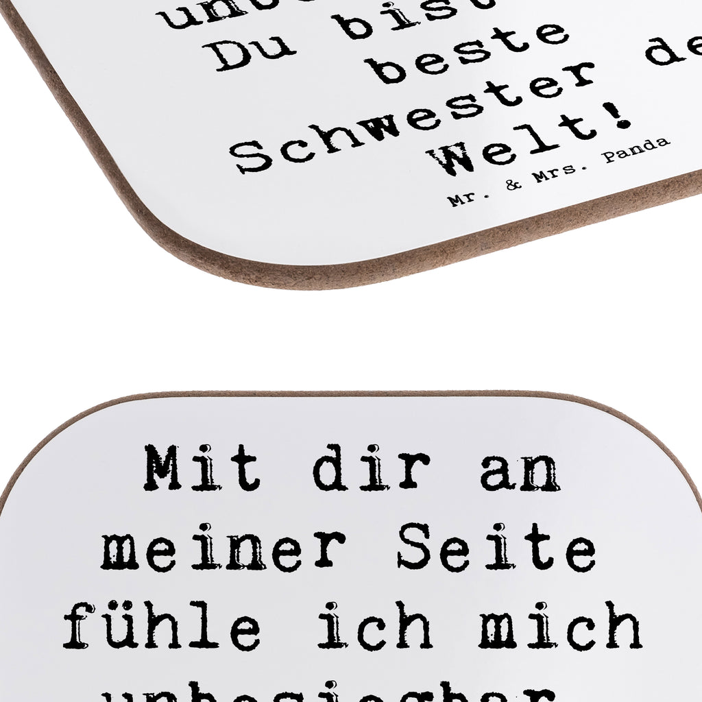 Untersetzer Mit dir an meiner Seite fühle ich mich unbesiegbar. Du bist die beste Schwester der Welt! Untersetzer, Bierdeckel, Glasuntersetzer, Untersetzer Gläser, Getränkeuntersetzer, Untersetzer aus Holz, Untersetzer für Gläser, Korkuntersetzer, Untersetzer Holz, Holzuntersetzer, Tassen Untersetzer, Untersetzer Design