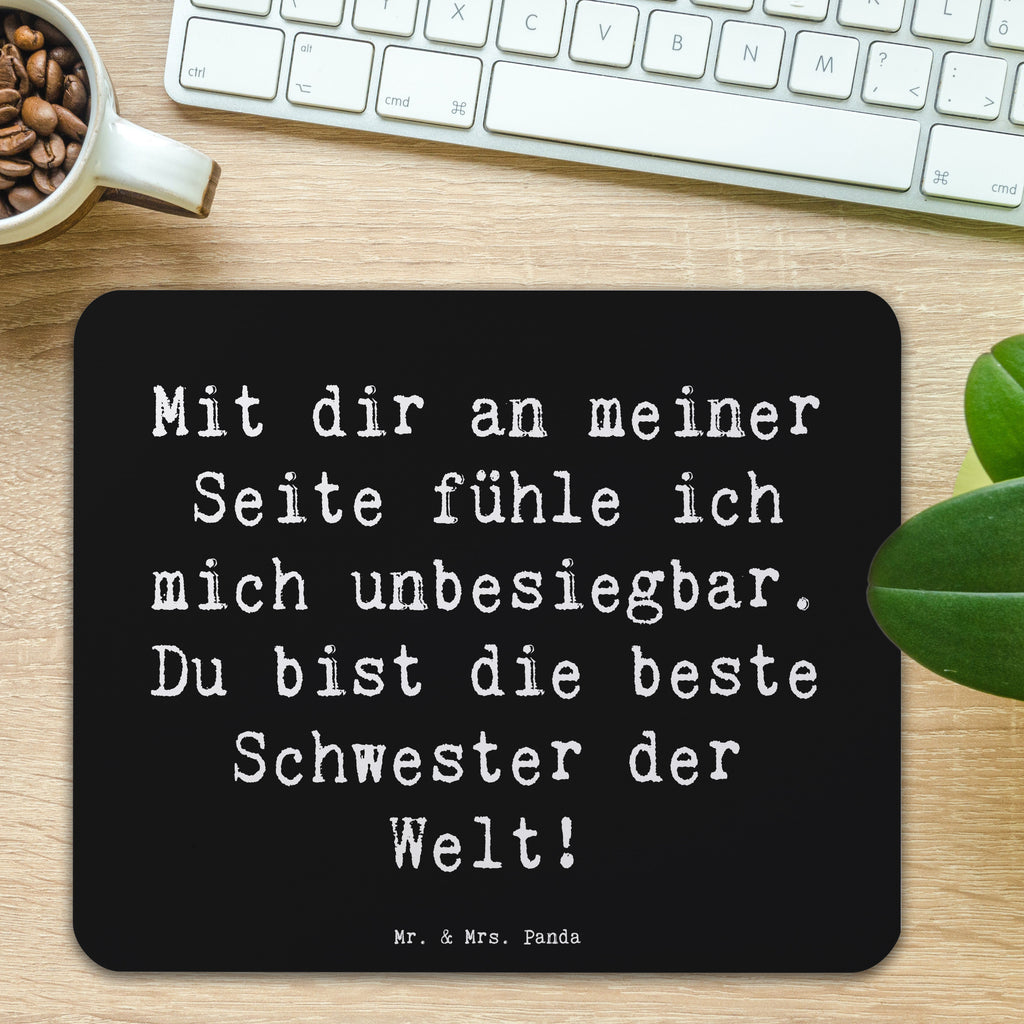 Mauspad Spruch Beste Schwester Mousepad, Computer zubehör, Büroausstattung, PC Zubehör, Arbeitszimmer, Mauspad, Einzigartiges Mauspad, Designer Mauspad, Mausunterlage, Mauspad Büro