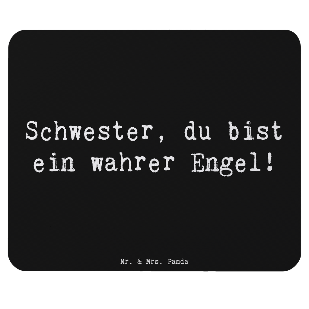 Mauspad Spruch Schwester Engel Mousepad, Computer zubehör, Büroausstattung, PC Zubehör, Arbeitszimmer, Mauspad, Einzigartiges Mauspad, Designer Mauspad, Mausunterlage, Mauspad Büro