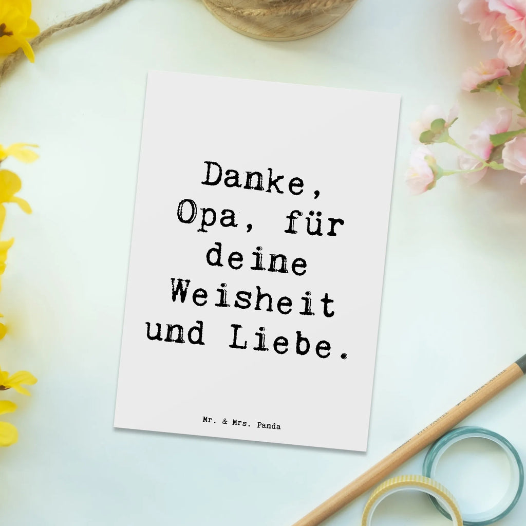 Postkarte Spruch Opa Weisheit und Liebe Postkarte, Karte, Geschenkkarte, Grußkarte, Einladung, Ansichtskarte, Geburtstagskarte, Einladungskarte, Dankeskarte, Ansichtskarten, Einladung Geburtstag, Einladungskarten Geburtstag