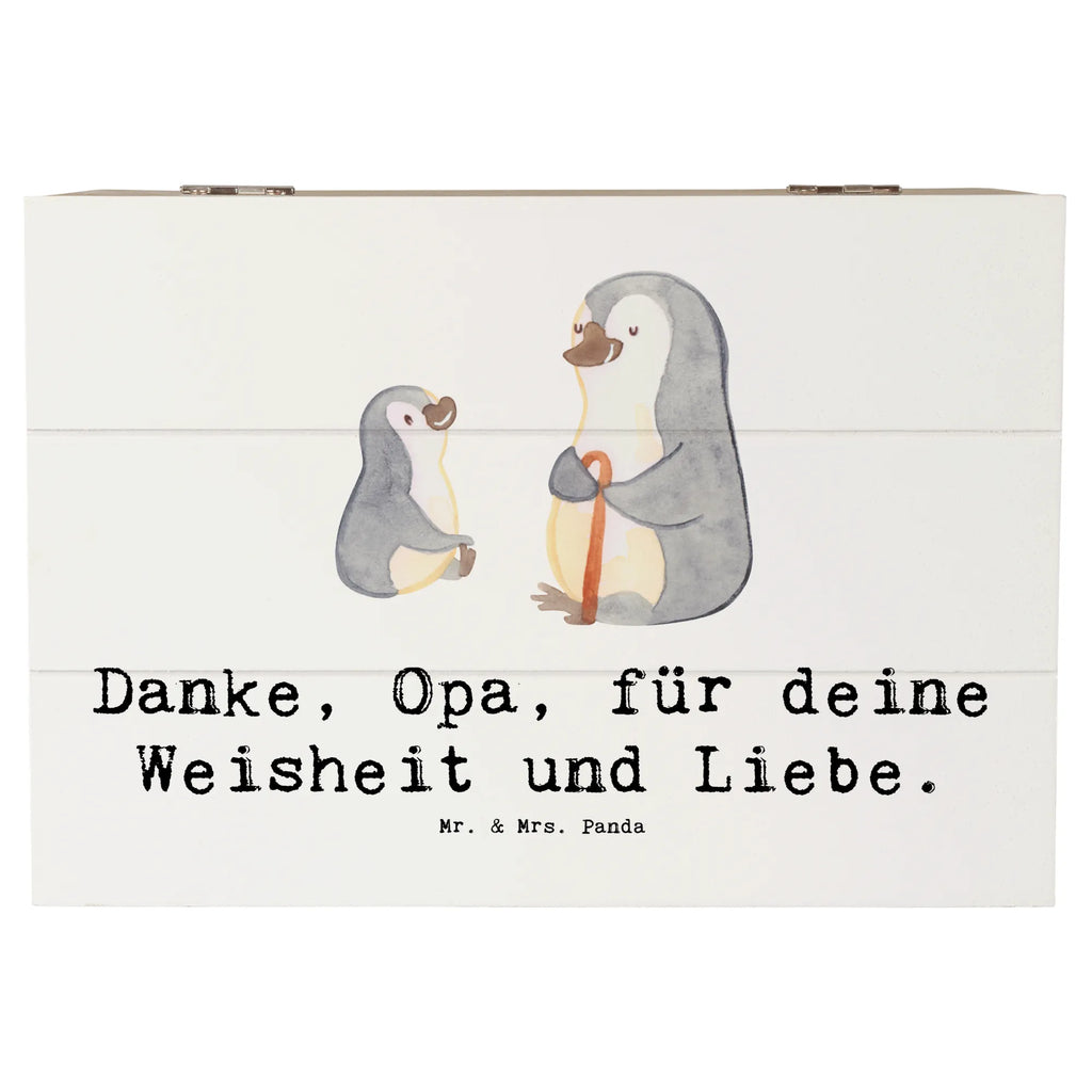 Holzkiste Danke, Opa, für deine Weisheit und Liebe. Holzkiste, Kiste, Schatzkiste, Truhe, Schatulle, XXL, Erinnerungsbox, Erinnerungskiste, Dekokiste, Aufbewahrungsbox, Geschenkbox, Geschenkdose