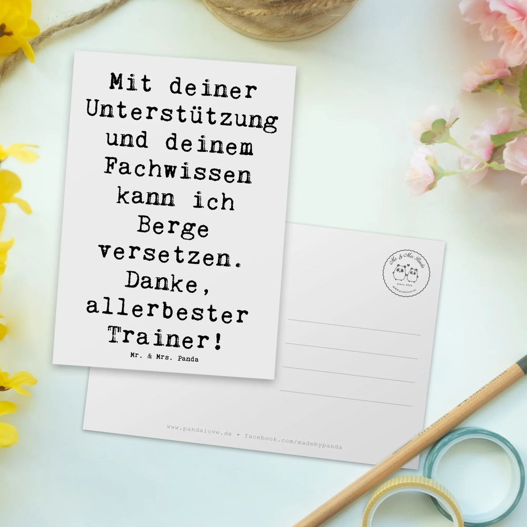 Postkarte Spruch Bester Trainer Postkarte, Karte, Geschenkkarte, Grußkarte, Einladung, Ansichtskarte, Geburtstagskarte, Einladungskarte, Dankeskarte, Ansichtskarten, Einladung Geburtstag, Einladungskarten Geburtstag