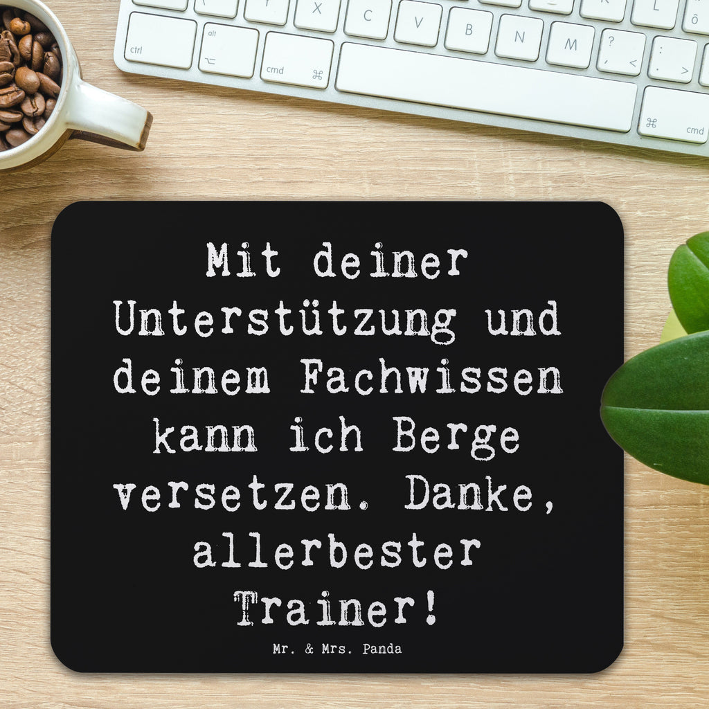 Mauspad Spruch Bester Trainer Mousepad, Computer zubehör, Büroausstattung, PC Zubehör, Arbeitszimmer, Mauspad, Einzigartiges Mauspad, Designer Mauspad, Mausunterlage, Mauspad Büro