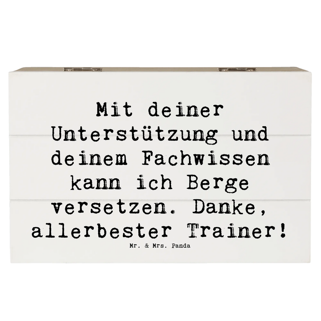 Holzkiste Mit deiner Unterstützung und deinem Fachwissen kann ich Berge versetzen. Danke, allerbester Trainer! Holzkiste, Kiste, Schatzkiste, Truhe, Schatulle, XXL, Erinnerungsbox, Erinnerungskiste, Dekokiste, Aufbewahrungsbox, Geschenkbox, Geschenkdose