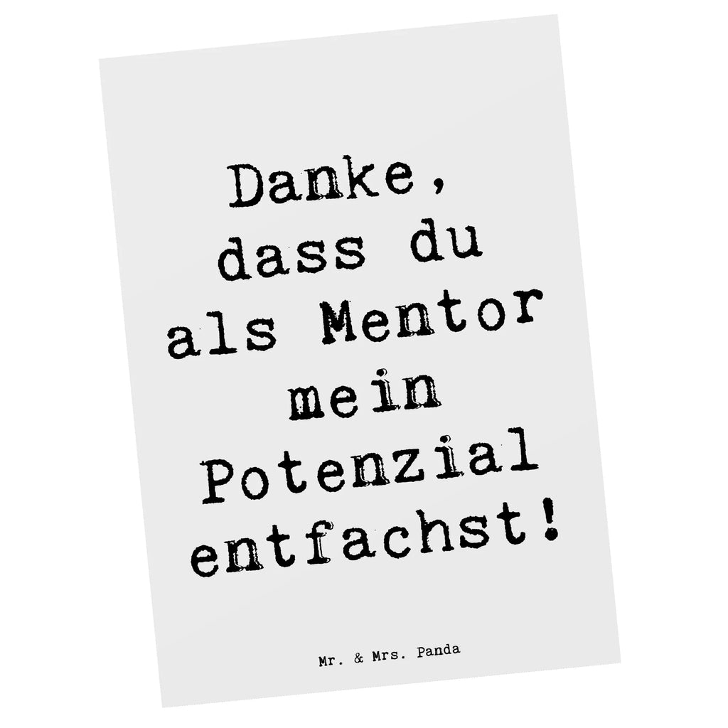 Postkarte Spruch Mentor Potenzial Postkarte, Karte, Geschenkkarte, Grußkarte, Einladung, Ansichtskarte, Geburtstagskarte, Einladungskarte, Dankeskarte, Ansichtskarten, Einladung Geburtstag, Einladungskarten Geburtstag