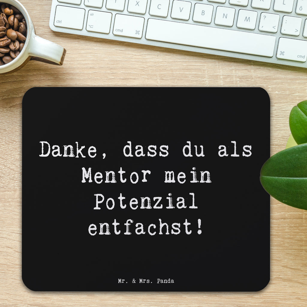 Mauspad Spruch Mentor Potenzial Mousepad, Computer zubehör, Büroausstattung, PC Zubehör, Arbeitszimmer, Mauspad, Einzigartiges Mauspad, Designer Mauspad, Mausunterlage, Mauspad Büro