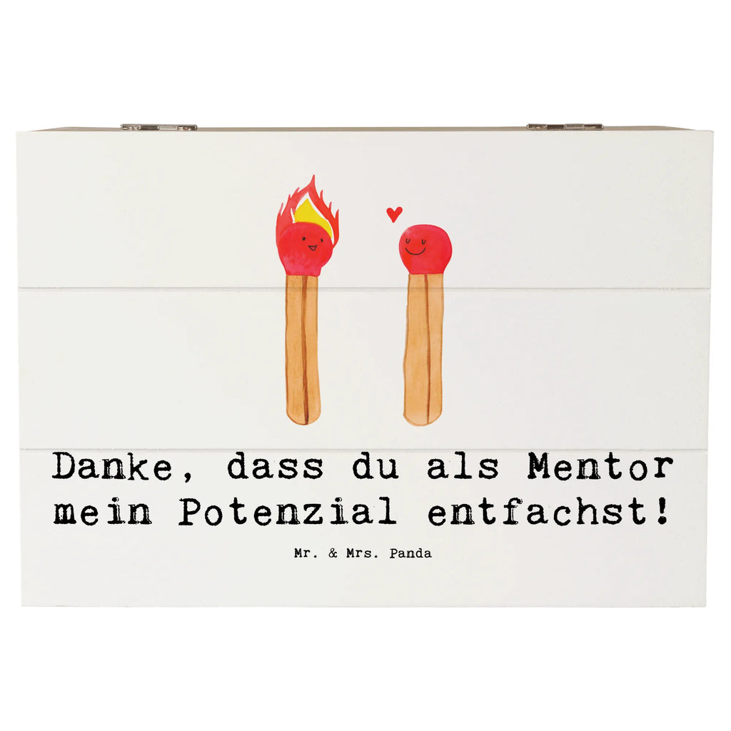 Holzkiste Danke, dass du als Mentor mein Potenzial entfachst! Holzkiste, Kiste, Schatzkiste, Truhe, Schatulle, XXL, Erinnerungsbox, Erinnerungskiste, Dekokiste, Aufbewahrungsbox, Geschenkbox, Geschenkdose