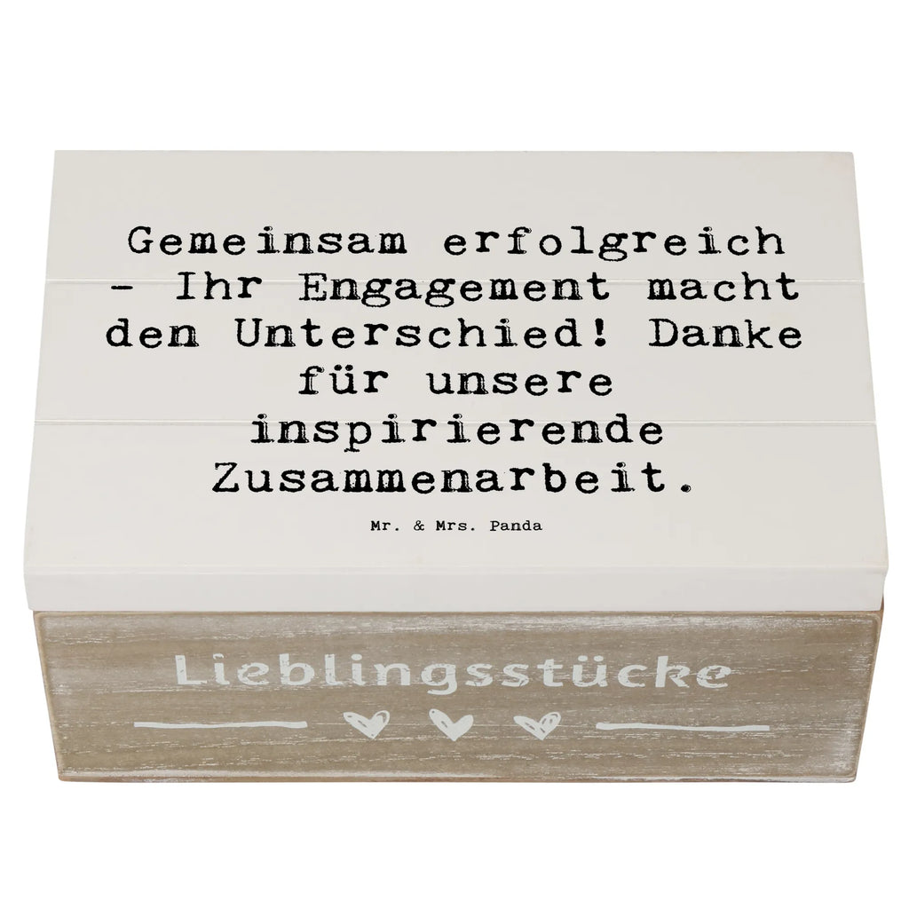 Holzkiste Gemeinsam erfolgreich - Ihr Engagement macht den Unterschied! Danke für unsere inspirierende Zusammenarbeit. Holzkiste, Kiste, Schatzkiste, Truhe, Schatulle, XXL, Erinnerungsbox, Erinnerungskiste, Dekokiste, Aufbewahrungsbox, Geschenkbox, Geschenkdose