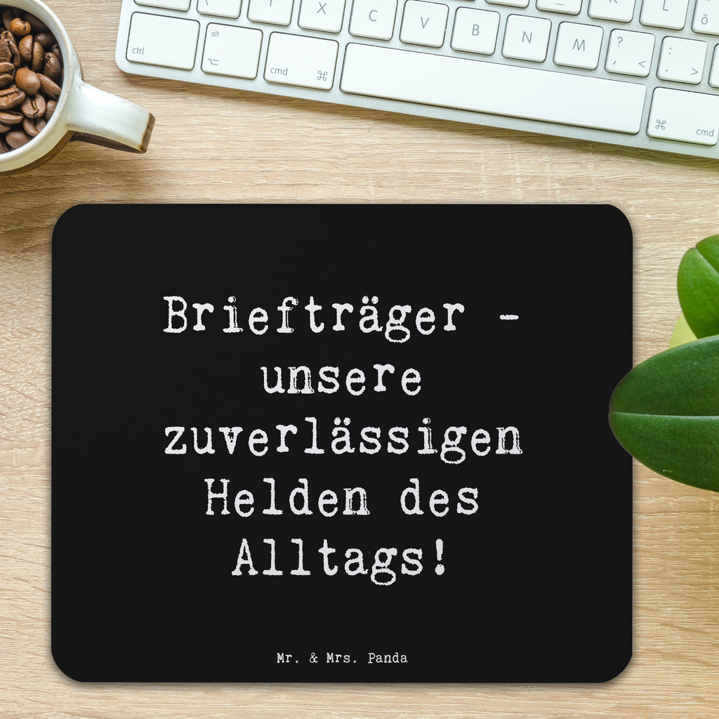 Mauspad Spruch Briefträger Helden Mousepad, Computer zubehör, Büroausstattung, PC Zubehör, Arbeitszimmer, Mauspad, Einzigartiges Mauspad, Designer Mauspad, Mausunterlage, Mauspad Büro