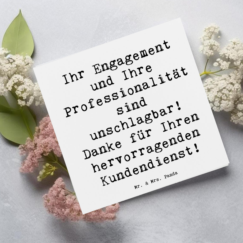 Deluxe Karte Ihr Engagement und Ihre Professionalität sind unschlagbar! Danke für Ihren hervorragenden Kundendienst! Karte, Grußkarte, Klappkarte, Einladungskarte, Glückwunschkarte, Hochzeitskarte, Geburtstagskarte, Hochwertige Grußkarte, Hochwertige Klappkarte