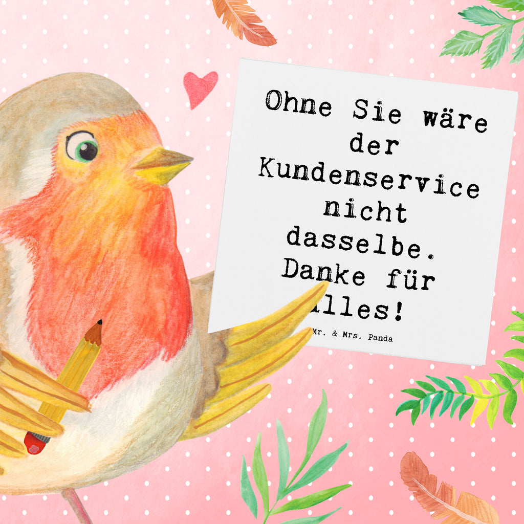 Deluxe Karte Ohne Sie wäre der Kundenservice nicht dasselbe. Danke für alles! Karte, Grußkarte, Klappkarte, Einladungskarte, Glückwunschkarte, Hochzeitskarte, Geburtstagskarte, Hochwertige Grußkarte, Hochwertige Klappkarte