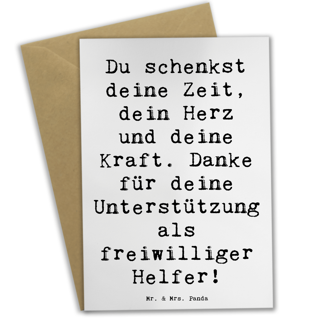 Grußkarte Spruch Freiwilliger Dank Grußkarte, Klappkarte, Einladungskarte, Glückwunschkarte, Hochzeitskarte, Geburtstagskarte, Karte, Ansichtskarten