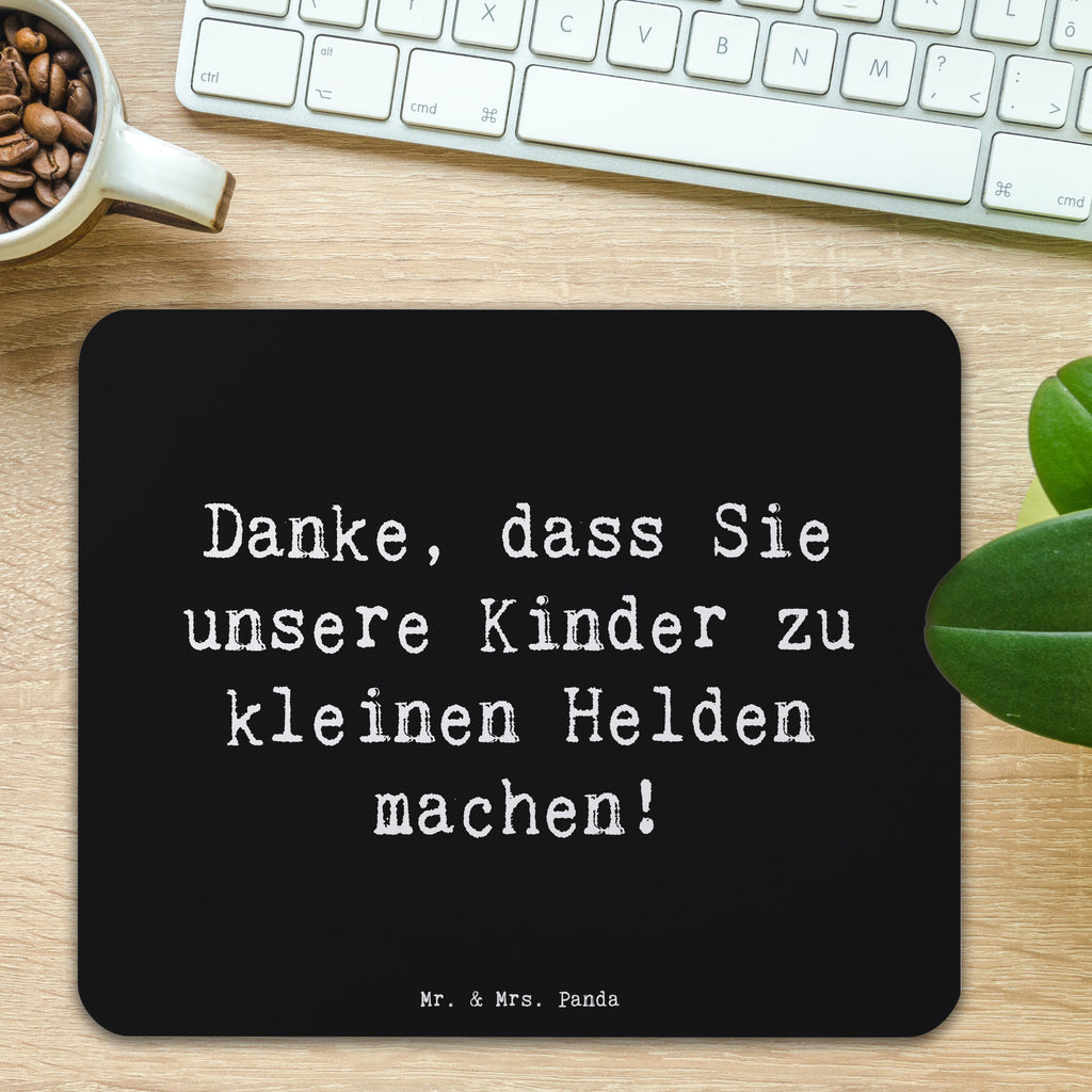 Mauspad Spruch Erzieher Heldenmacher Mousepad, Computer zubehör, Büroausstattung, PC Zubehör, Arbeitszimmer, Mauspad, Einzigartiges Mauspad, Designer Mauspad, Mausunterlage, Mauspad Büro