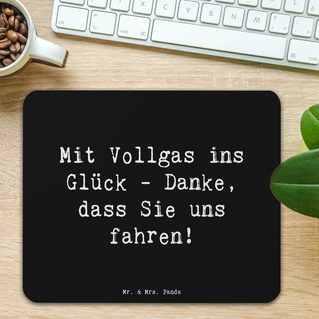 Mauspad Spruch Chauffeur Glück Mousepad, Computer zubehör, Büroausstattung, PC Zubehör, Arbeitszimmer, Mauspad, Einzigartiges Mauspad, Designer Mauspad, Mausunterlage, Mauspad Büro