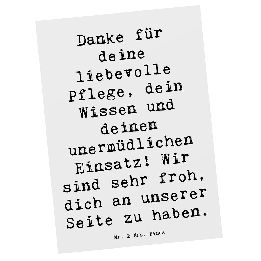 Postkarte Danke für deine liebevolle Pflege, dein Wissen und deinen unermüdlichen Einsatz! Wir sind sehr froh, dich an unserer Seite zu haben. Postkarte, Karte, Geschenkkarte, Grußkarte, Einladung, Ansichtskarte, Geburtstagskarte, Einladungskarte, Dankeskarte, Ansichtskarten, Einladung Geburtstag, Einladungskarten Geburtstag