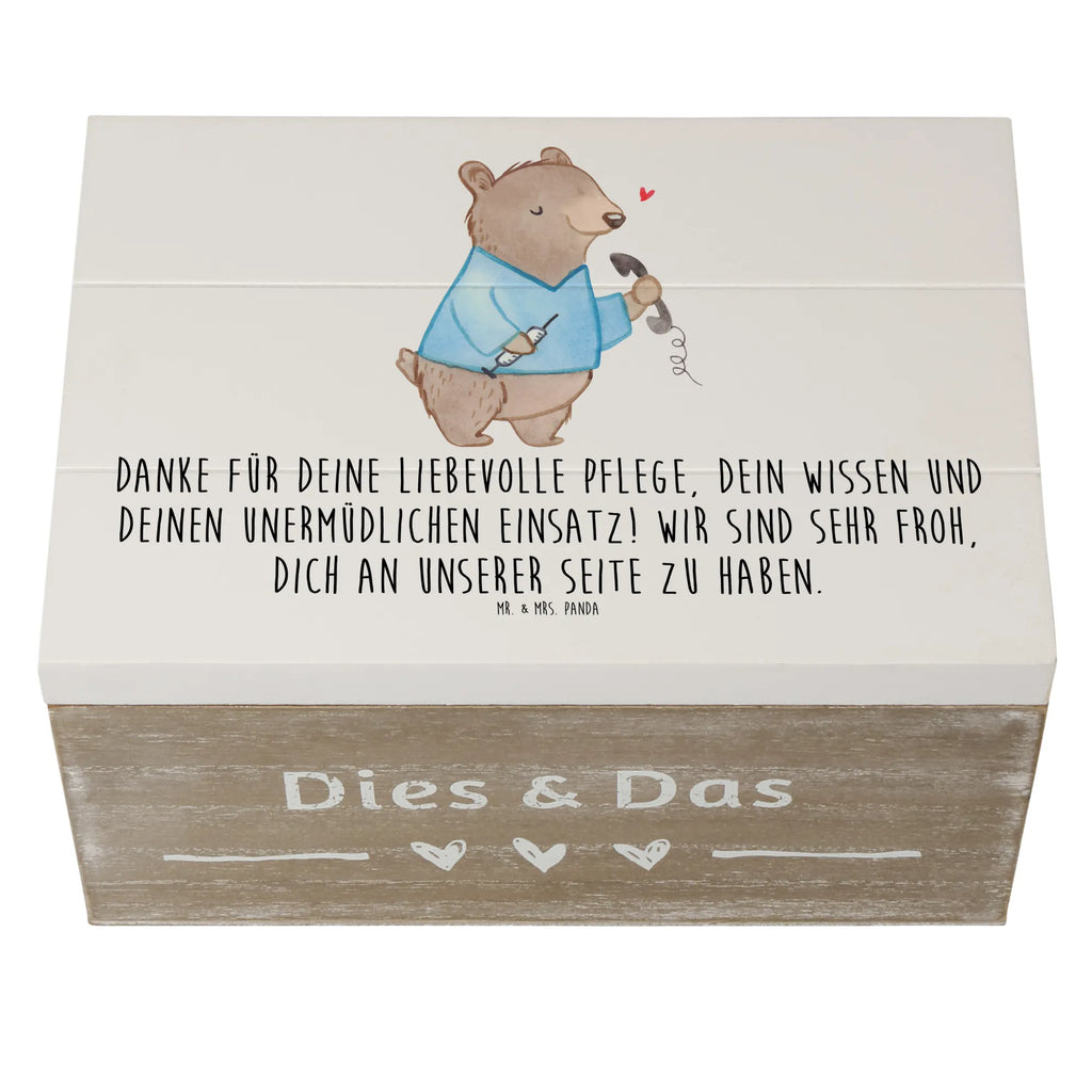 Holzkiste Dankbare Pflegekraft Holzkiste, Kiste, Schatzkiste, Truhe, Schatulle, XXL, Erinnerungsbox, Erinnerungskiste, Dekokiste, Aufbewahrungsbox, Geschenkbox, Geschenkdose