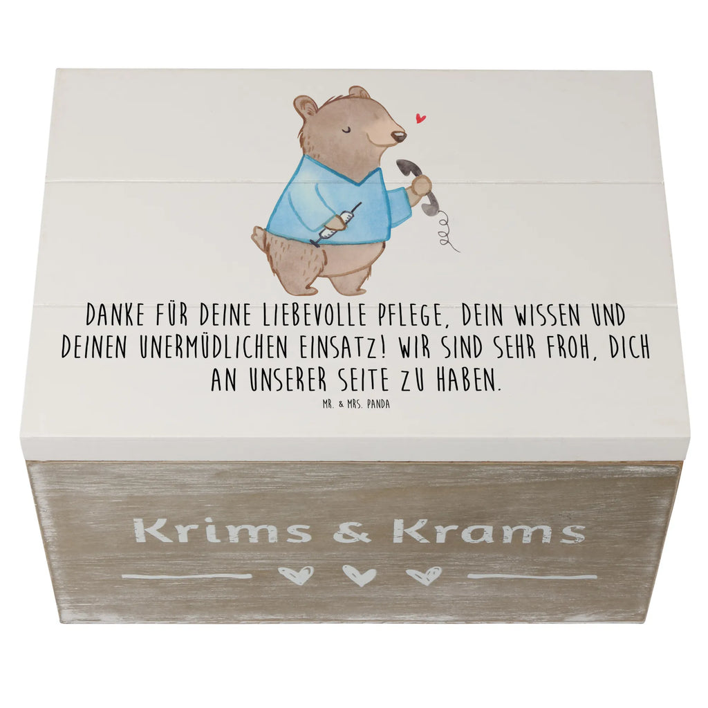 Holzkiste Dankbare Pflegekraft Holzkiste, Kiste, Schatzkiste, Truhe, Schatulle, XXL, Erinnerungsbox, Erinnerungskiste, Dekokiste, Aufbewahrungsbox, Geschenkbox, Geschenkdose