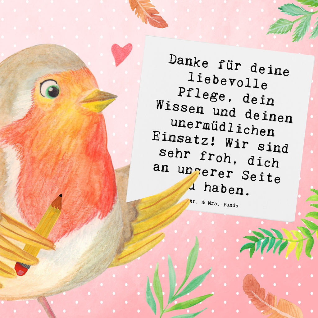 Deluxe Karte Spruch Dankbare Pflegekraft Karte, Grußkarte, Klappkarte, Einladungskarte, Glückwunschkarte, Hochzeitskarte, Geburtstagskarte, Hochwertige Grußkarte, Hochwertige Klappkarte