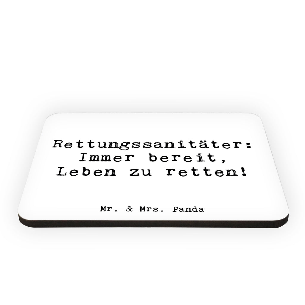 Magnet Rettungssanitäter: Immer bereit, Leben zu retten! Kühlschrankmagnet, Pinnwandmagnet, Souvenir Magnet, Motivmagnete, Dekomagnet, Whiteboard Magnet, Notiz Magnet, Kühlschrank Dekoration