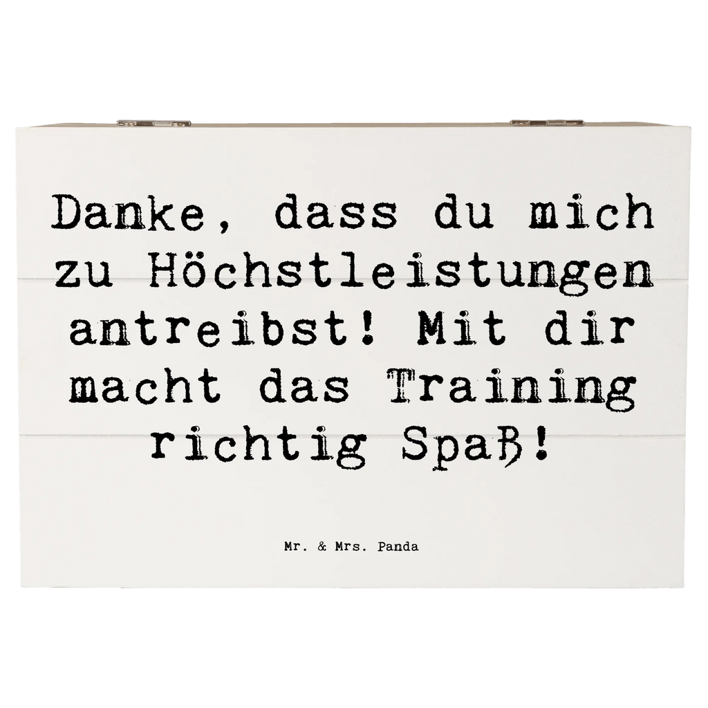 Holzkiste Danke, dass du mich zu Höchstleistungen antreibst! Mit dir macht das Training richtig Spaß! Holzkiste, Kiste, Schatzkiste, Truhe, Schatulle, XXL, Erinnerungsbox, Erinnerungskiste, Dekokiste, Aufbewahrungsbox, Geschenkbox, Geschenkdose