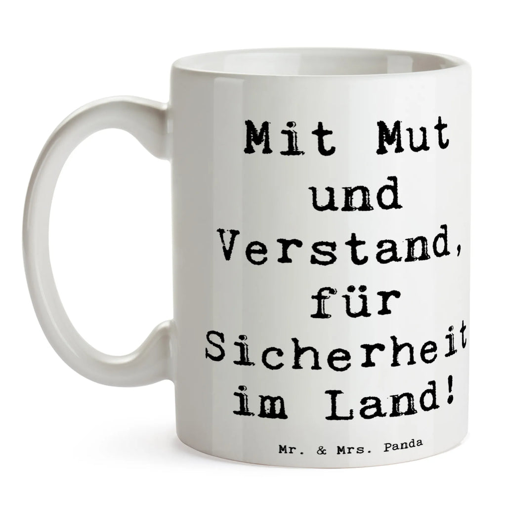 Tasse Spruch Polizist Mut Verstand Tasse, Kaffeetasse, Teetasse, Becher, Kaffeebecher, Teebecher, Keramiktasse, Porzellantasse, Büro Tasse, Geschenk Tasse, Tasse Sprüche, Tasse Motive, Kaffeetassen, Tasse bedrucken, Designer Tasse, Cappuccino Tassen, Schöne Teetassen