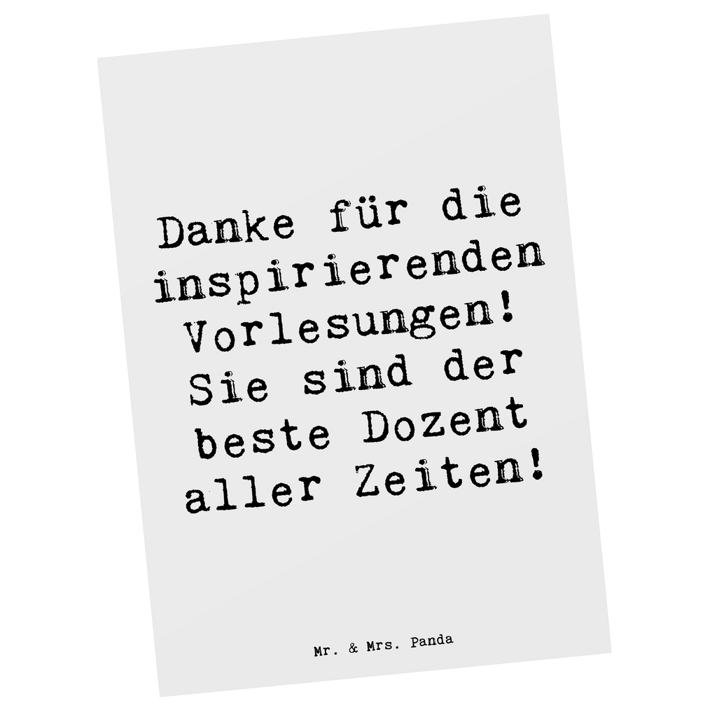 Postkarte Danke für die inspirierenden Vorlesungen! Sie sind der beste Dozent aller Zeiten! Postkarte, Karte, Geschenkkarte, Grußkarte, Einladung, Ansichtskarte, Geburtstagskarte, Einladungskarte, Dankeskarte, Ansichtskarten, Einladung Geburtstag, Einladungskarten Geburtstag