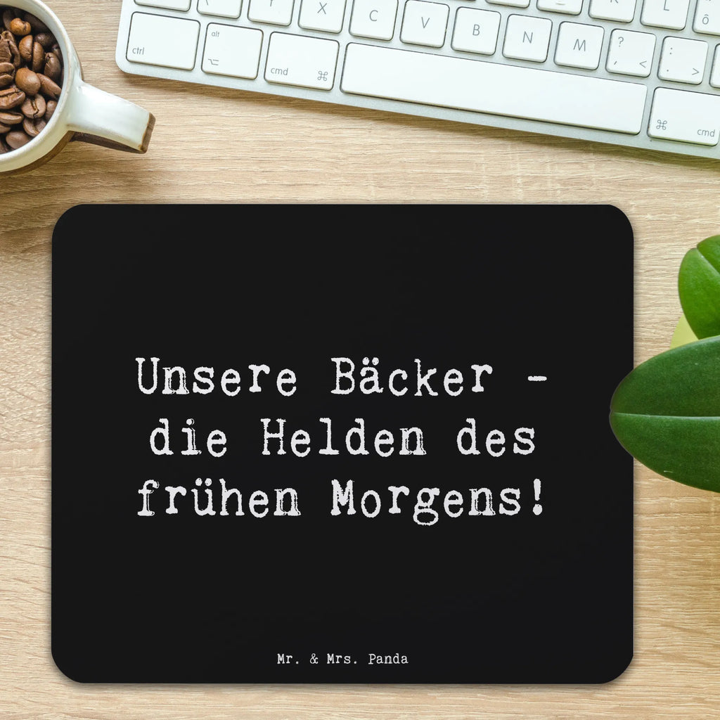 Mauspad Spruch Bäcker Helden Mousepad, Computer zubehör, Büroausstattung, PC Zubehör, Arbeitszimmer, Mauspad, Einzigartiges Mauspad, Designer Mauspad, Mausunterlage, Mauspad Büro