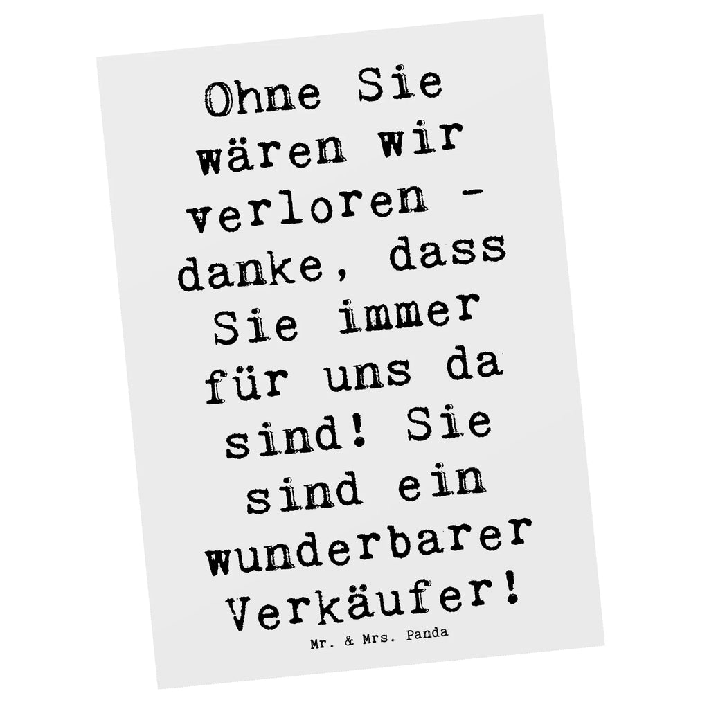 Postkarte Spruch Wunderbarer Verkäufer Postkarte, Karte, Geschenkkarte, Grußkarte, Einladung, Ansichtskarte, Geburtstagskarte, Einladungskarte, Dankeskarte, Ansichtskarten, Einladung Geburtstag, Einladungskarten Geburtstag