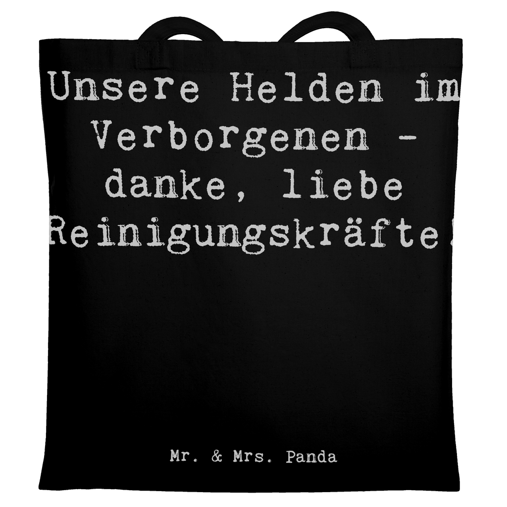 Tragetasche Unsere Helden im Verborgenen - danke, liebe Reinigungskräfte! Beuteltasche, Beutel, Einkaufstasche, Jutebeutel, Stoffbeutel, Tasche, Shopper, Umhängetasche, Strandtasche, Schultertasche, Stofftasche, Tragetasche, Badetasche, Jutetasche, Einkaufstüte, Laptoptasche