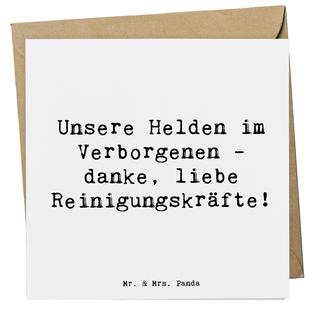 Deluxe Karte Unsere Helden im Verborgenen - danke, liebe Reinigungskräfte! Karte, Grußkarte, Klappkarte, Einladungskarte, Glückwunschkarte, Hochzeitskarte, Geburtstagskarte, Hochwertige Grußkarte, Hochwertige Klappkarte