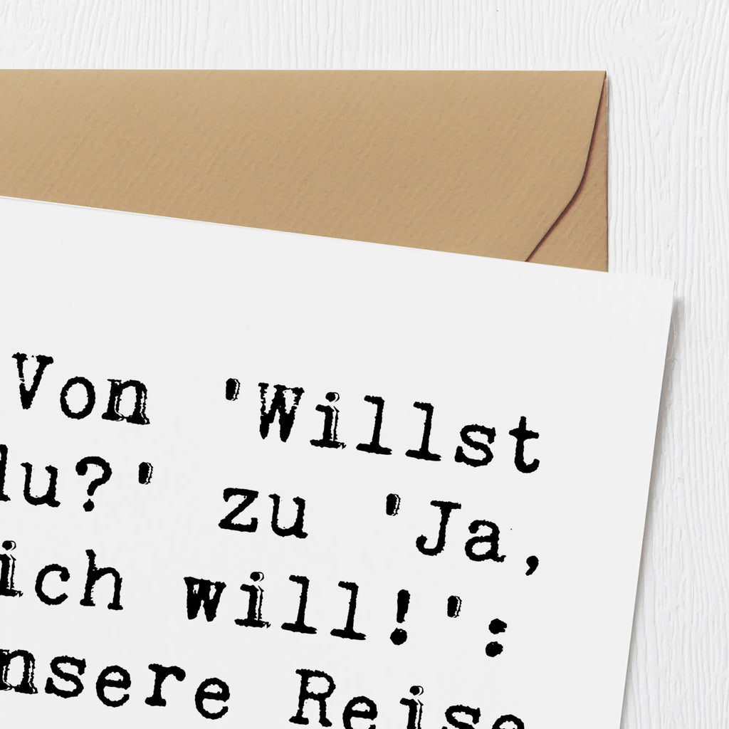 Deluxe Karte Spruch Verlobung Abenteuer Karte, Grußkarte, Klappkarte, Einladungskarte, Glückwunschkarte, Hochzeitskarte, Geburtstagskarte, Hochwertige Grußkarte, Hochwertige Klappkarte, Hochzeit, Hochzeitsgeschenk, Ehe, Hochzeitsfeier, Trauung, Trauungsgeschenk, Verlobungsfeier, Verlobungsgeschenk, Hochzeitsgeschenkideen, Hochzeitsgeschenke für Brautpaar