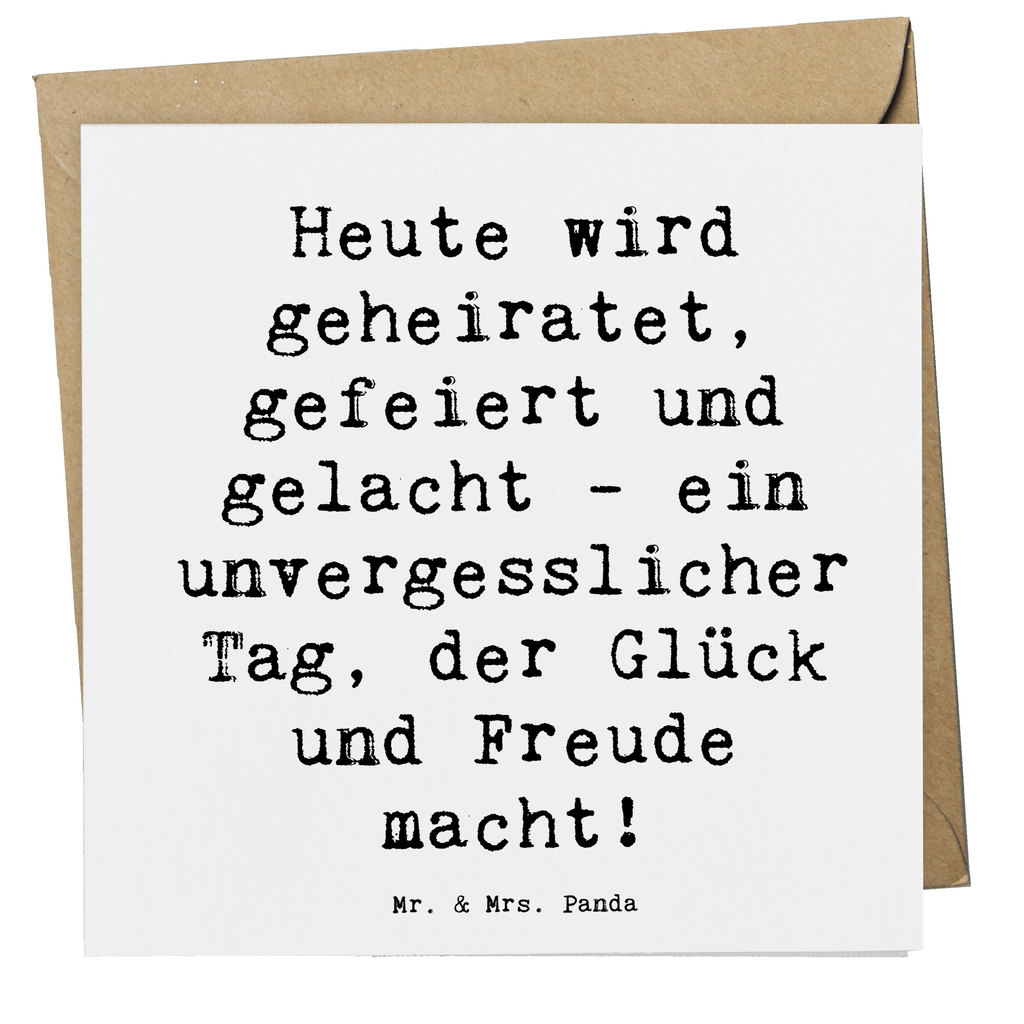 Deluxe Karte Heute wird geheiratet, gefeiert und gelacht - ein unvergesslicher Tag, der Glück und Freude macht! Karte, Grußkarte, Klappkarte, Einladungskarte, Glückwunschkarte, Hochzeitskarte, Geburtstagskarte, Hochwertige Grußkarte, Hochwertige Klappkarte, Hochzeit, Hochzeitsgeschenk, Ehe, Hochzeitsfeier, Trauung, Trauungsgeschenk, Verlobungsfeier, Verlobungsgeschenk, Hochzeitsgeschenkideen, Hochzeitsgeschenke für Brautpaar