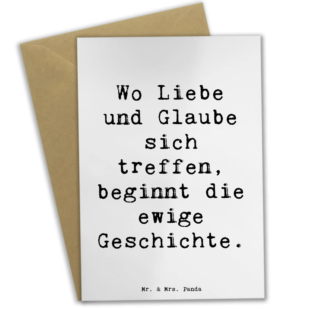 Grußkarte Wo Liebe und Glaube sich treffen, beginnt die ewige Geschichte. Grußkarte, Klappkarte, Einladungskarte, Glückwunschkarte, Hochzeitskarte, Geburtstagskarte, Karte, Ansichtskarten, Hochzeit, Hochzeitsgeschenk, Ehe, Hochzeitsfeier, Trauung, Trauungsgeschenk, Verlobungsfeier, Verlobungsgeschenk, Hochzeitsgeschenkideen, Hochzeitsgeschenke für Brautpaar