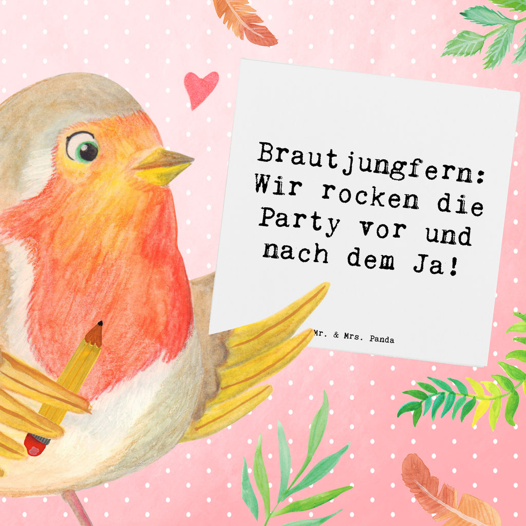 Deluxe Karte Brautjungfern: Wir rocken die Party vor und nach dem Ja! Karte, Grußkarte, Klappkarte, Einladungskarte, Glückwunschkarte, Hochzeitskarte, Geburtstagskarte, Hochwertige Grußkarte, Hochwertige Klappkarte, Hochzeit, Hochzeitsgeschenk, Ehe, Hochzeitsfeier, Trauung, Trauungsgeschenk, Verlobungsfeier, Verlobungsgeschenk, Hochzeitsgeschenkideen, Hochzeitsgeschenke für Brautpaar