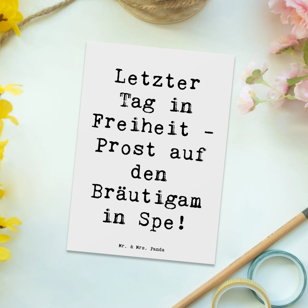 Postkarte Spruch Junggesellenabschied Feier Postkarte, Karte, Geschenkkarte, Grußkarte, Einladung, Ansichtskarte, Geburtstagskarte, Einladungskarte, Dankeskarte, Ansichtskarten, Einladung Geburtstag, Einladungskarten Geburtstag, Hochzeit, Hochzeitsgeschenk, Ehe, Hochzeitsfeier, Trauung, Trauungsgeschenk, Hochzeitskarte, Verlobungsfeier, Verlobungsgeschenk, Hochzeitsgeschenkideen, Hochzeitsgeschenke für Brautpaar