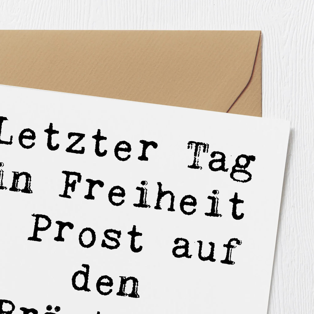 Deluxe Karte Spruch Junggesellenabschied Feier Karte, Grußkarte, Klappkarte, Einladungskarte, Glückwunschkarte, Hochzeitskarte, Geburtstagskarte, Hochwertige Grußkarte, Hochwertige Klappkarte, Hochzeit, Hochzeitsgeschenk, Ehe, Hochzeitsfeier, Trauung, Trauungsgeschenk, Verlobungsfeier, Verlobungsgeschenk, Hochzeitsgeschenkideen, Hochzeitsgeschenke für Brautpaar