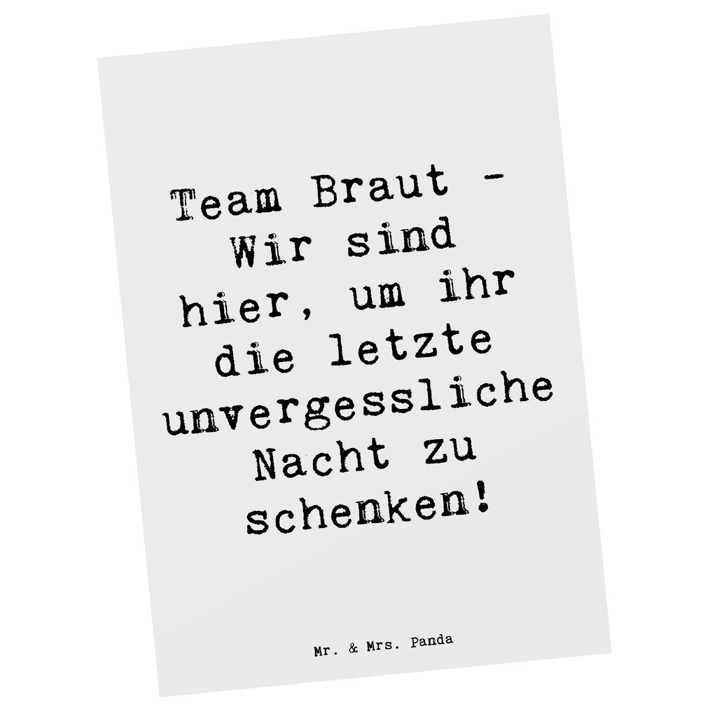 Postkarte Spruch Junggesellinnenabschied Team Braut Postkarte, Karte, Geschenkkarte, Grußkarte, Einladung, Ansichtskarte, Geburtstagskarte, Einladungskarte, Dankeskarte, Ansichtskarten, Einladung Geburtstag, Einladungskarten Geburtstag, Hochzeit, Hochzeitsgeschenk, Ehe, Hochzeitsfeier, Trauung, Trauungsgeschenk, Hochzeitskarte, Verlobungsfeier, Verlobungsgeschenk, Hochzeitsgeschenkideen, Hochzeitsgeschenke für Brautpaar