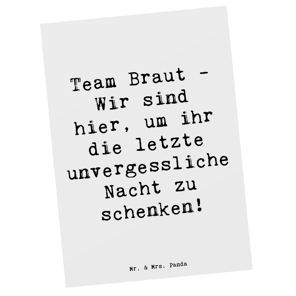 Postkarte Spruch Junggesellinnenabschied Team Braut Postkarte, Karte, Geschenkkarte, Grußkarte, Einladung, Ansichtskarte, Geburtstagskarte, Einladungskarte, Dankeskarte, Ansichtskarten, Einladung Geburtstag, Einladungskarten Geburtstag, Hochzeit, Hochzeitsgeschenk, Ehe, Hochzeitsfeier, Trauung, Trauungsgeschenk, Hochzeitskarte, Verlobungsfeier, Verlobungsgeschenk, Hochzeitsgeschenkideen, Hochzeitsgeschenke für Brautpaar