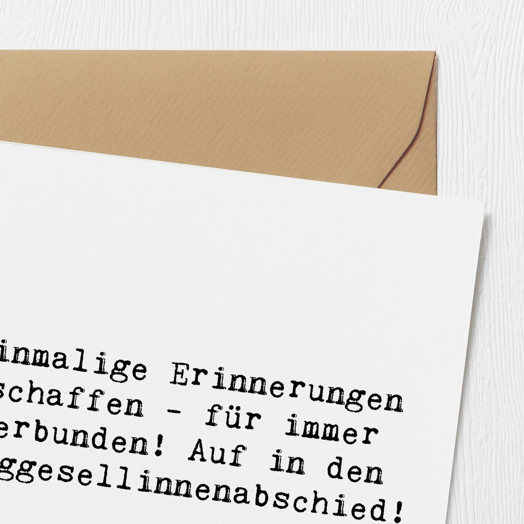 Deluxe Karte Einmalige Erinnerungen schaffen - für immer verbunden! Auf in den Junggesellinnenabschied! Karte, Grußkarte, Klappkarte, Einladungskarte, Glückwunschkarte, Hochzeitskarte, Geburtstagskarte, Hochwertige Grußkarte, Hochwertige Klappkarte, Hochzeit, Hochzeitsgeschenk, Ehe, Hochzeitsfeier, Trauung, Trauungsgeschenk, Verlobungsfeier, Verlobungsgeschenk, Hochzeitsgeschenkideen, Hochzeitsgeschenke für Brautpaar